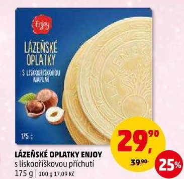 Lázeňské oplatky Enjoy