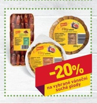 na vybrané vánoční suché plody