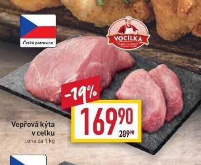 Vepřová kýta v celku