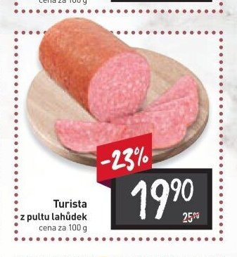 Turista z pultu lahůdek
