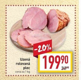 Uzená rolovaná plec