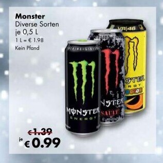 Energetický nápoj Monster Energy