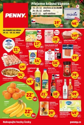akční leták Penny Market 19.12.2022-23.12.2022