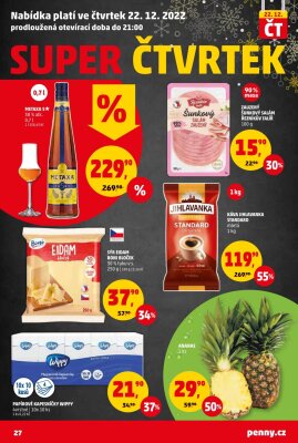 akční leták Penny Market 19.12.2022-23.12.2022