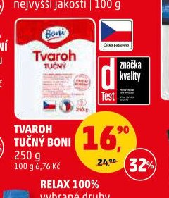 Tvaroh tučný Boni