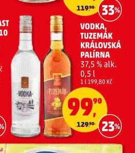 Vodka, Tuzemák Královská palírna