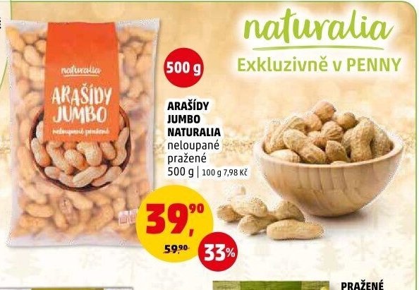ARAŠÍDY JUMBO NATURALIA