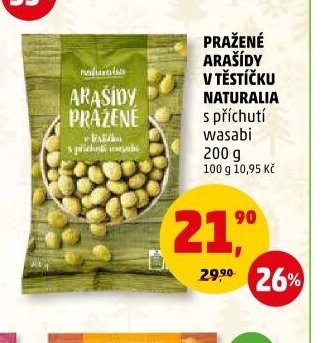 PRAŽENÉ ARAŠÍDY V TĚSTÍČKU NATURALIA