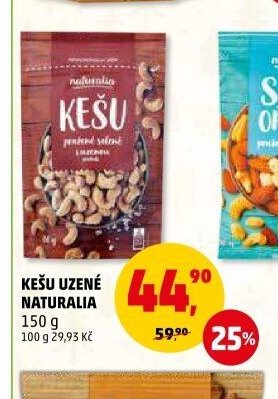 KEŠU UZENÉ NATURALIA