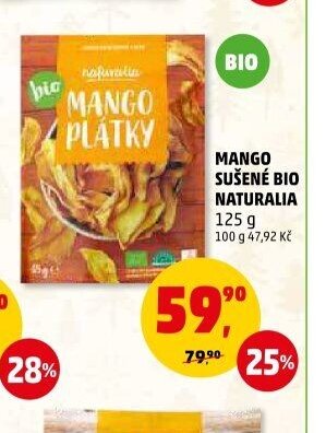 MANGO SUŠENÉ BIO NATURALIA