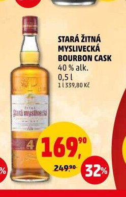 Stará žitná myslivecká Bourbon Cask 0,5 l