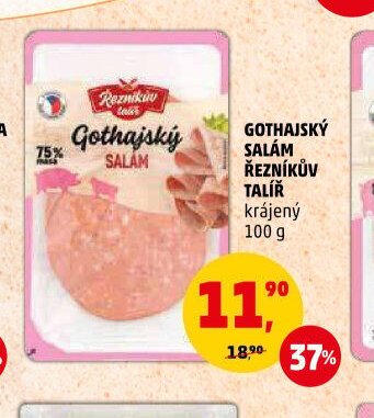 Gothajský salám Řezníkův talíř