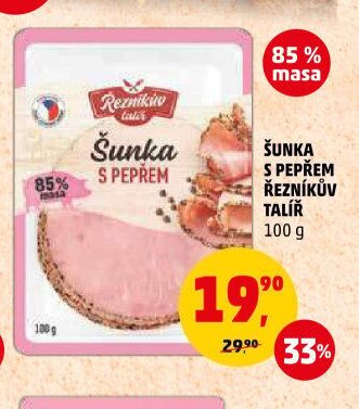 Šunka s pepřem Řezníkův talíř