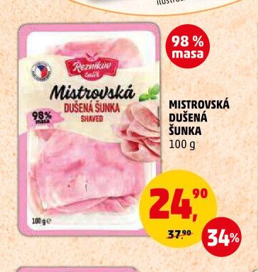 MISTROVSKÁ DUŠENÁ ŠUNKA