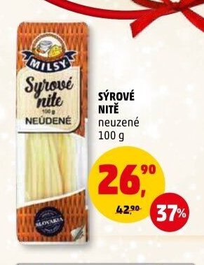 SÝROVÉ NITĚ neuzené