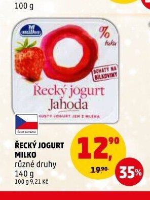 ŘECKÝ JOGURT MILKO