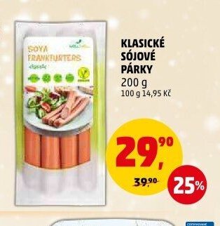 Klasické sójové párky