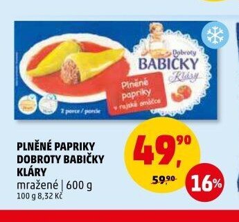 Plněné papriky Dobroty Babičky Kláry