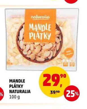 MANDLE PLÁTKY NATURALIA