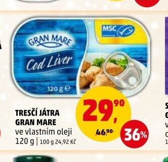 TRESČÍ JÁTRA GRAN MARE