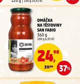 OMÁČKA NA TĚSTOVINY SAN FABIO