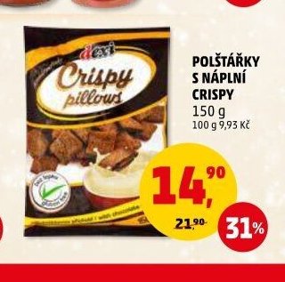 POLŠTÁŘKY S NÁPLNÍ CRISPY