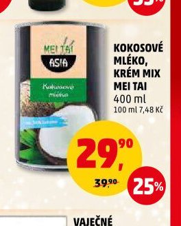 KOKOSOVÉ MLÉKO, KRÉM MIX MEI TAI