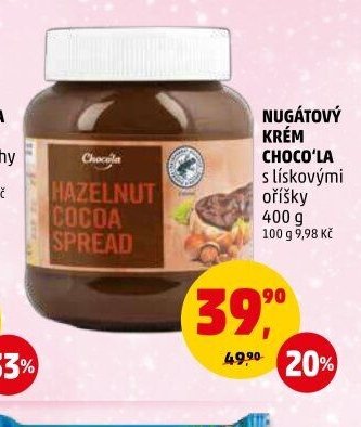 NUGÁTOVÝ KRÉM CHOCO'LA
