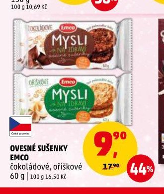 Ovesné sušenky Emco