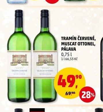Tramín červené, Muscat Ottonel, Pálava