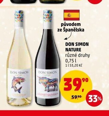 Don Simon Nature různé druhy