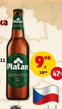 PLATAN 11 světlý ležák 0,5 l