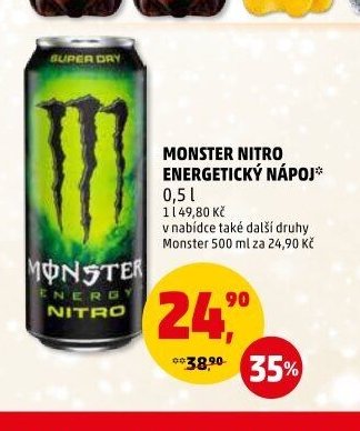MONSTER NITRO ENERGETICKÝ NÁPOJ 0,5 l