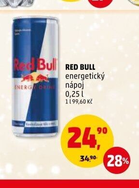 RED BULL energetický nápoj 0,25 l