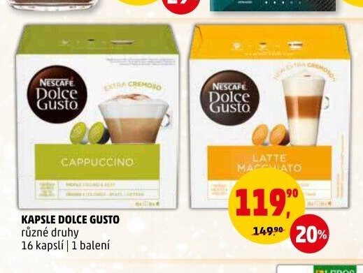 KAPSLE DOLCE GUSTO