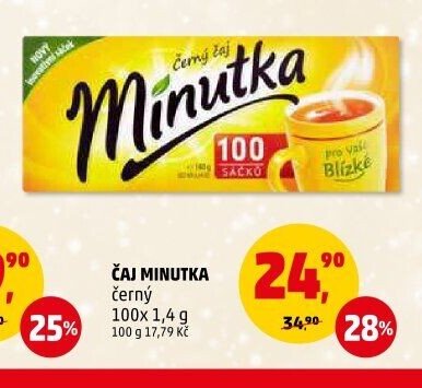 ČAJ MINUTKA černý