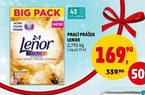 Prací prášek Lenor