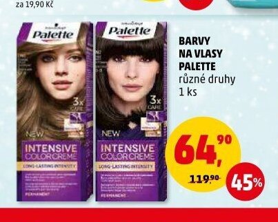 Barvy na vlasy Palette
