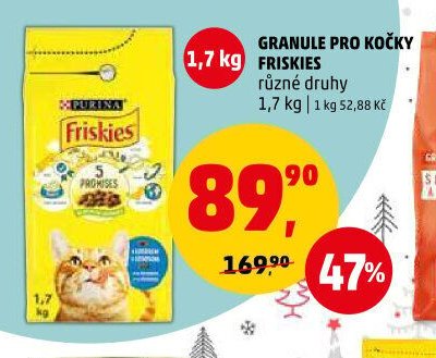 Granule pro kočky Friskies