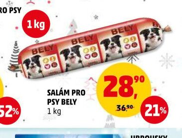 Salám pro psy Bely