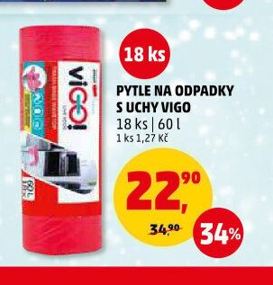 Pytle na odpadky s uchy Vigo