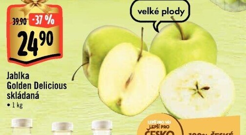 Jablka Golden Delicious