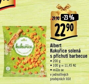 Kukuřice solená Albert