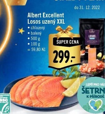 Losos uzený Albert Excellent