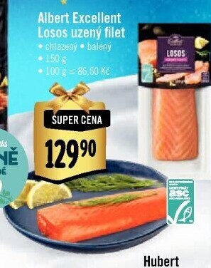 Losos uzený filet Albert Excellent