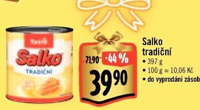 Mléko kondenzované Salko Tatra