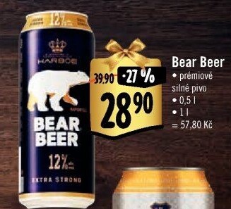 Pivo Bear Beer Harboe