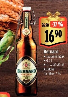 Pivo světlý ležák 12° SvátečníBernard