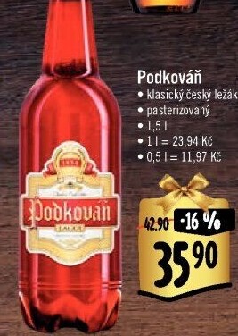 Pivo světlý ležák Premium Podkováň