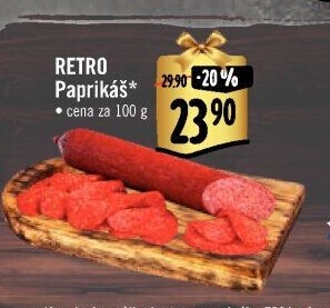 Salám Paprikáš Albert Retro